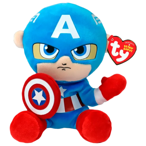 Jucărie moale Ty Marvel TY44002  1+ / Blue photo 1