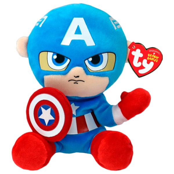 Jucărie moale Ty Marvel TY44002  1+ / Blue photo 1