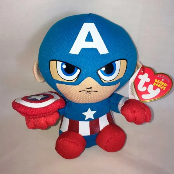 Jucărie moale Ty Marvel TY44002  1+ / Blue photo 2
