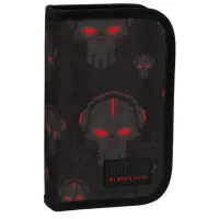 Пенал BackUP Robots Red  Полиэстер / Черный