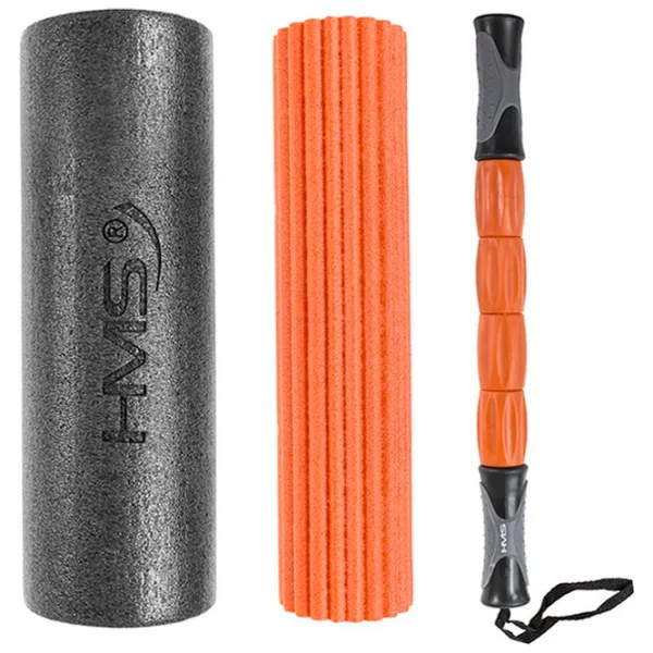 Rolă pentru masaj HMS FS105 Black / EVA photo 2