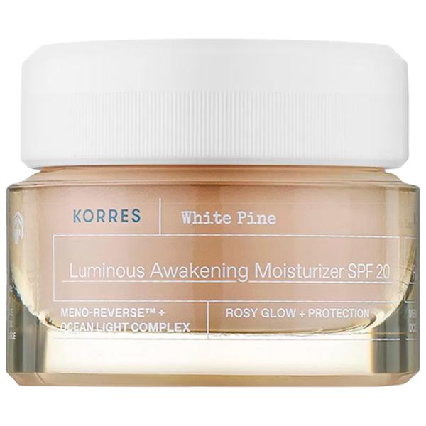 Cremă pentru față KORRES White Pine Luminous Awakening Moisturizer SPF20 Toate tipurile / 0.04l photo 1