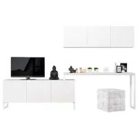 Гостиная Indart LIGHT 04 Модульная / White