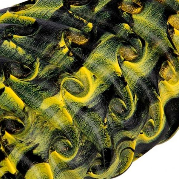 Rolă pentru masaj HMS FS133 Yellow-Black / EVA photo 3