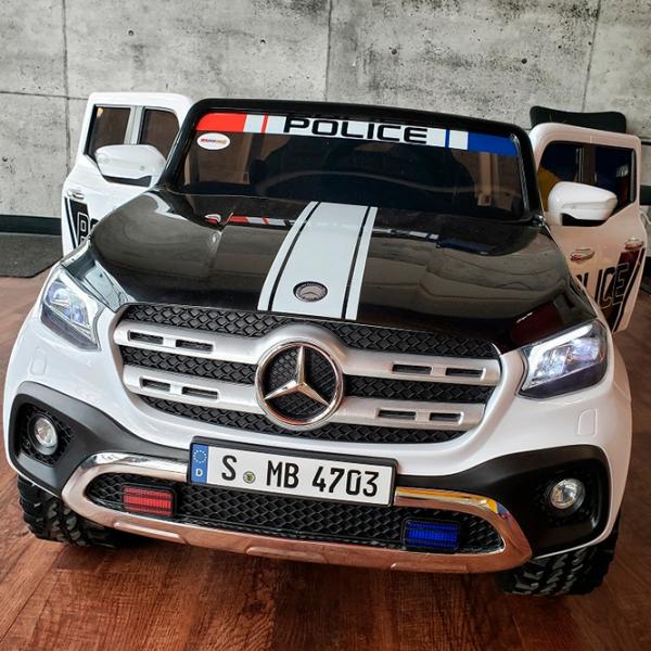 Mașină electrică Mercedes-Benz X-Class Richi Tichi MX606/1  / 40 kg / 3+ / White photo 5 Mașină electrică Mercedes-Benz X-Class Richi Tichi MX606/1  / 40 kg / 3+ / White photo 5