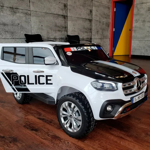 Mașină electrică Mercedes-Benz X-Class Richi Tichi MX606/1  / 40 kg / 3+ / White photo 6 Mașină electrică Mercedes-Benz X-Class Richi Tichi MX606/1  / 40 kg / 3+ / White photo 6