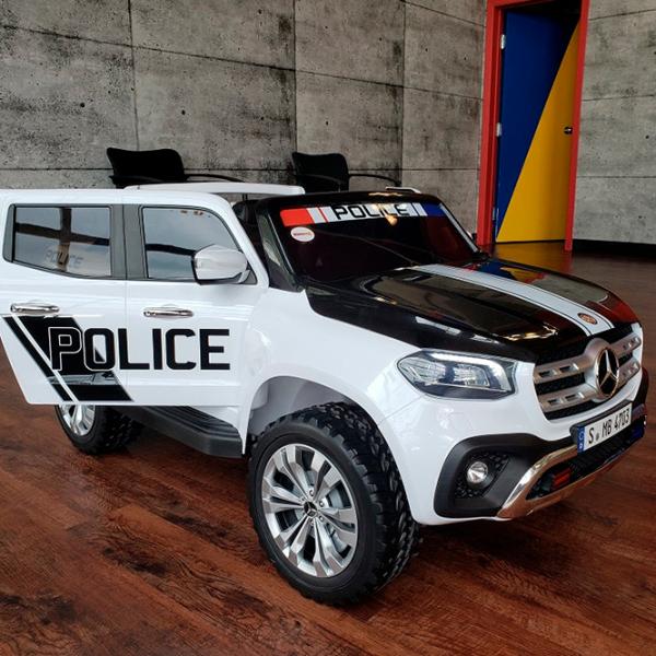 Mașină electrică Mercedes-Benz X-Class Richi Tichi MX606/1  / 40 kg / 3+ / White photo 6 Mașină electrică Mercedes-Benz X-Class Richi Tichi MX606/1  / 40 kg / 3+ / White photo 6