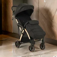 Cărucior pentru copil Glamvers Stella 189408/ Black photo 5