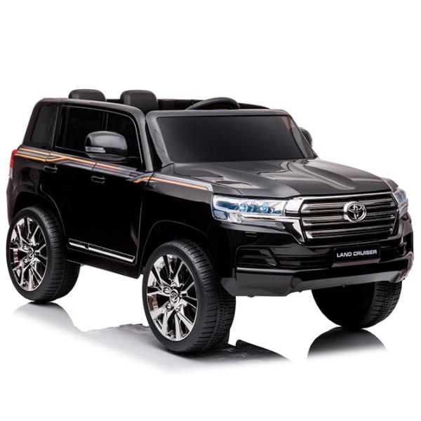 Mașină electrică Toyota Land Cruiser Richi Tichi JJ2022/2 7 km/h / 30 kg / 3+ / Black photo 2 Mașină electrică Toyota Land Cruiser Richi Tichi JJ2022/2 7 km/h / 30 kg / 3+ / Black photo 2