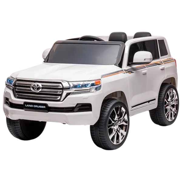 Mașină electrică Toyota Land Cruiser Richi Tichi JJ2022/1 7 km/h / 30 kg / 3+ / White photo 1 Mașină electrică Toyota Land Cruiser Richi Tichi JJ2022/1 7 km/h / 30 kg / 3+ / White photo 1