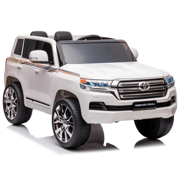 Mașină electrică Toyota Land Cruiser Richi Tichi JJ2022/1 7 km/h / 30 kg / 3+ / White photo 2 Mașină electrică Toyota Land Cruiser Richi Tichi JJ2022/1 7 km/h / 30 kg / 3+ / White photo 2