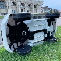 Mașină electrică Toyota Land Cruiser Richi Tichi JJ2022/1 7 km/h / 30 kg / 3+ / White photo 14