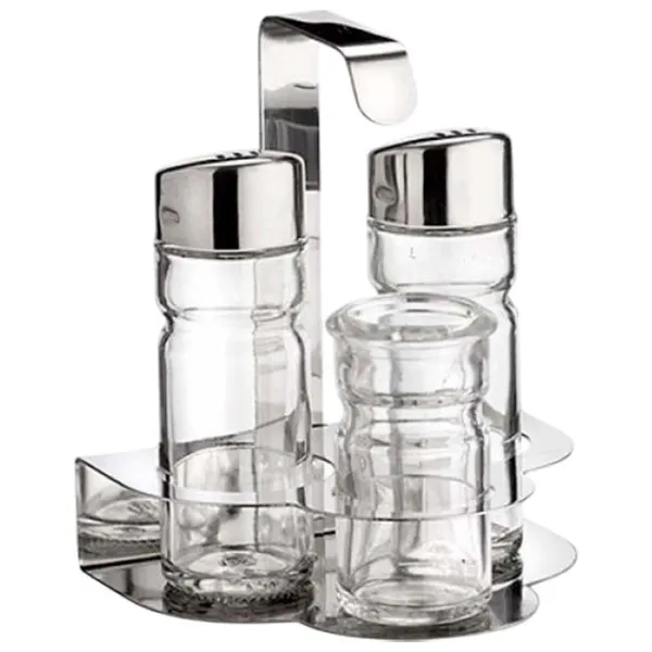Set pentru condimente Pinti Prima Inox / Transparent photo 1