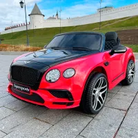 Mașină electrică Bentley Continental Super Sports Richi Tichi JE1155/2 5 km/h / 30 kg / 3+ / Red photo 12