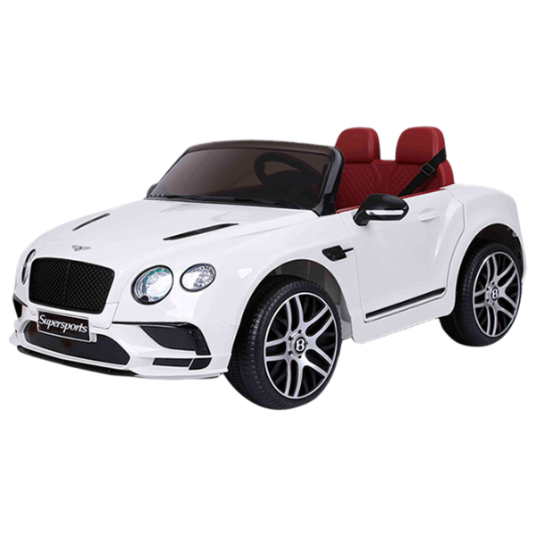 Mașină electrică Bentley Continental Super Sports Richi Tichi JE1155/1 5 km/h / 30 kg / 3+ / White photo 1 Mașină electrică Bentley Continental Super Sports Richi Tichi JE1155/1 5 km/h / 30 kg / 3+ / White photo 1