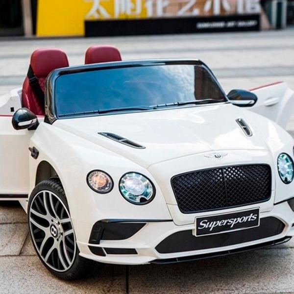 Mașină electrică Bentley Continental Super Sports Richi Tichi JE1155/1 5 km/h / 30 kg / 3+ / White photo 7 Mașină electrică Bentley Continental Super Sports Richi Tichi JE1155/1 5 km/h / 30 kg / 3+ / White photo 7