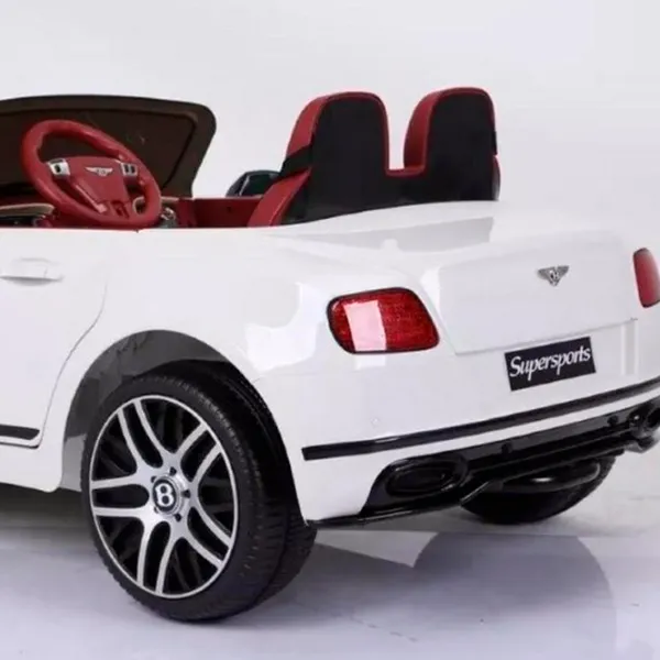 Mașină electrică Bentley Continental Super Sports Richi Tichi JE1155/1 5 km/h / 30 kg / 3+ / White photo 9 Mașină electrică Bentley Continental Super Sports Richi Tichi JE1155/1 5 km/h / 30 kg / 3+ / White photo 9