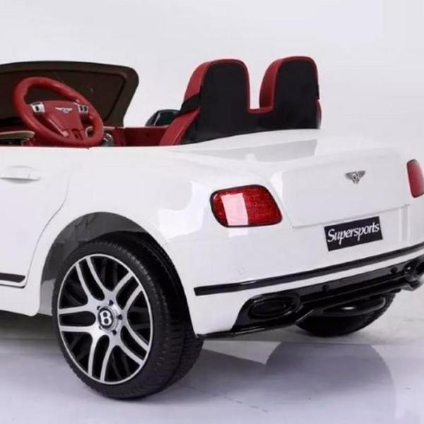 Mașină electrică Bentley Continental Super Sports Richi Tichi JE1155/1 5 km/h / 30 kg / 3+ / White photo 9 Mașină electrică Bentley Continental Super Sports Richi Tichi JE1155/1 5 km/h / 30 kg / 3+ / White photo 9