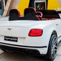 Mașină electrică Bentley Continental Super Sports Richi Tichi JE1155/1 5 km/h / 30 kg / 3+ / White photo 10