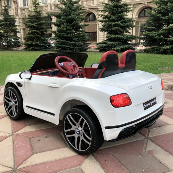 Mașină electrică Bentley Continental Super Sports Richi Tichi JE1155/1 5 km/h / 30 kg / 3+ / White photo 12 Mașină electrică Bentley Continental Super Sports Richi Tichi JE1155/1 5 km/h / 30 kg / 3+ / White photo 12