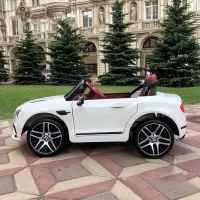 Mașină electrică Bentley Continental Super Sports Richi Tichi JE1155/1 5 km/h / 30 kg / 3+ / White photo 13