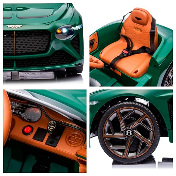 Электромобиль Bentley Bacalar Richi Tichi JE1008/2  / 30 кг / 3+ / Зеленый photo 4