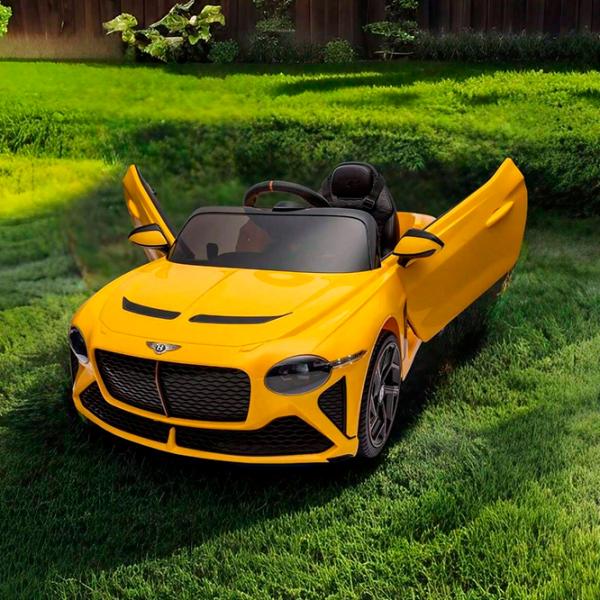 Mașină electrică Bentley Bacalar Richi Tichi JE1008/1  / 30 kg / 3+ / Yelow photo 4