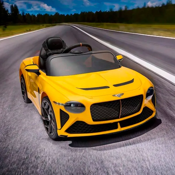 Mașină electrică Bentley Bacalar Richi Tichi JE1008/1  / 30 kg / 3+ / Yelow photo 9