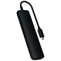 Adaptor Satechi Slim Multiport 6-in-1 USB Type-C / Black