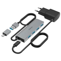 Adaptor Hama 200138 USB Type-A / Silver