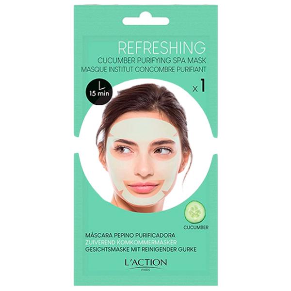 Медицинская маска L'Action Cucumber Purifying Spa Mask Маска / Все типы photo 1