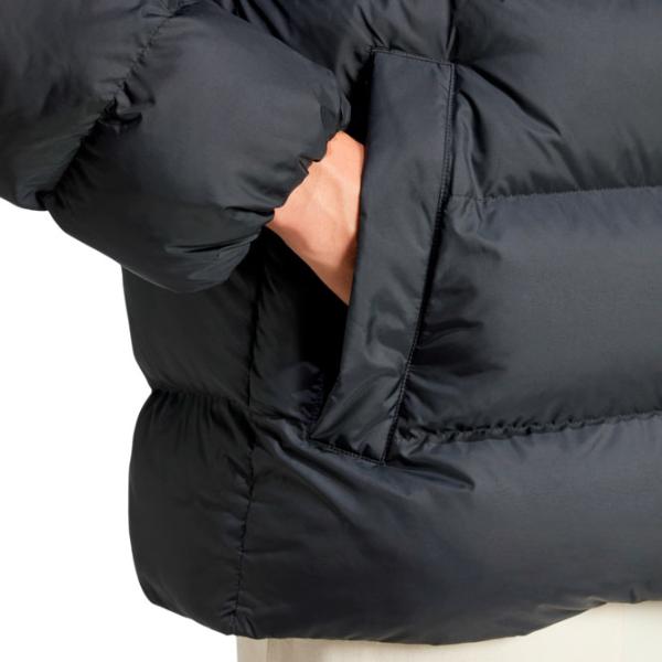 Куртка для мужчин Adidas Tonal Hooded Puffer Демисезон / Черный photo 5 Куртка для мужчин Adidas Tonal Hooded Puffer Демисезон / Черный photo 5