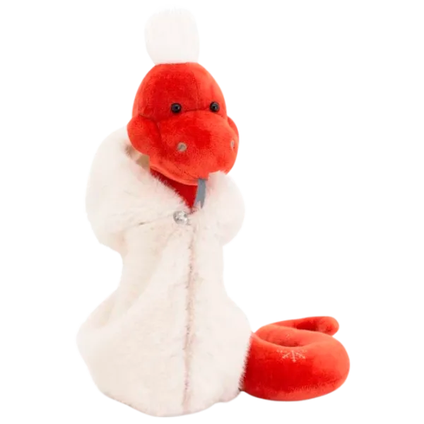 Jucărie moale Orange Toys Animals Cristina the Snake  1+ / White photo 1 Jucărie moale Orange Toys Animals Cristina the Snake  1+ / White photo 1