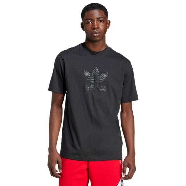 Футболка для мужчин Adidas Monogram Tee 100% хлопок / Черный photo 2 Футболка для мужчин Adidas Monogram Tee 100% хлопок / Черный photo 2