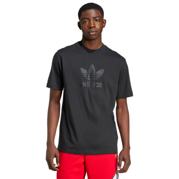 Футболка для мужчин Adidas Monogram Tee 100% хлопок / Черный photo 2