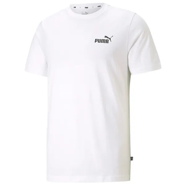 Tricou pentru bărbați Puma Ess Small Logo Tee 100% bumbac / White photo 1