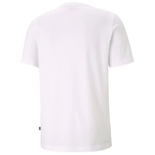Tricou pentru bărbați Puma Ess Small Logo Tee 100% bumbac / White photo 2