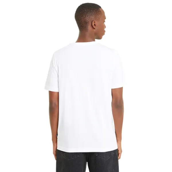 Футболка для мужчин Puma Ess Small Logo Tee 100% хлопок / Белый photo 5