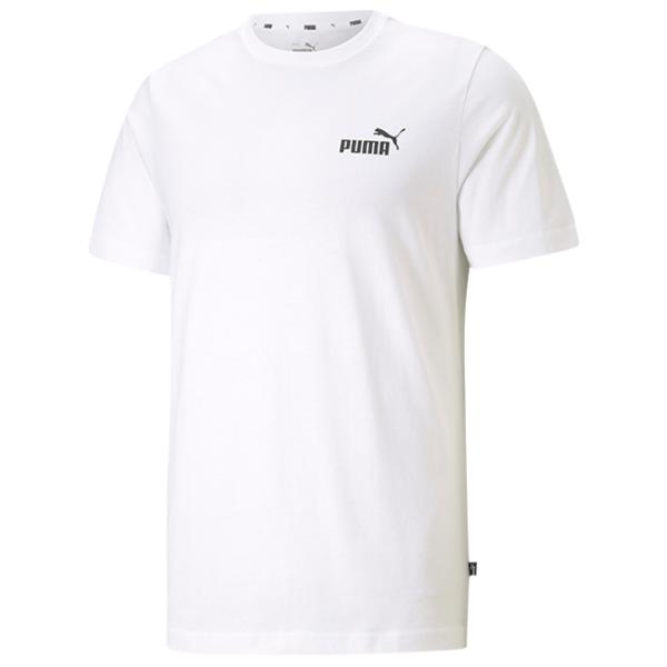 Футболка для мужчин Puma Ess Small Logo Tee 100% хлопок / Белый photo 1