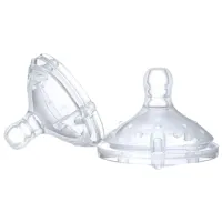 Tetină pentru biberon Nuby ID67660 Unisex / / Transparent