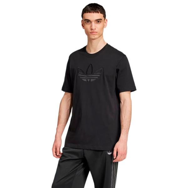 Tricou pentru bărbați Adidas Outline Tee 100% bumbac / Black photo 3