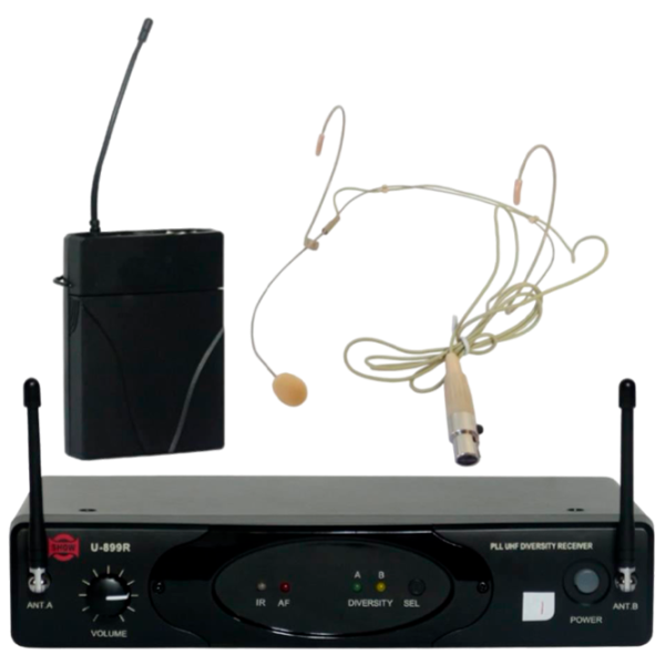 Microfon Show U-899R/U-899P/HS-02U-4B Black photo 1
