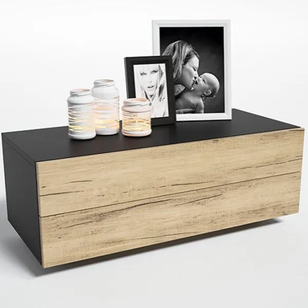 Тумбочки Indart AMBITION 01  30 x 90 x 40см / ЛДСП / Дуб photo 3 Тумбочки Indart AMBITION 01  30 x 90 x 40см / ЛДСП / Дуб photo 3
