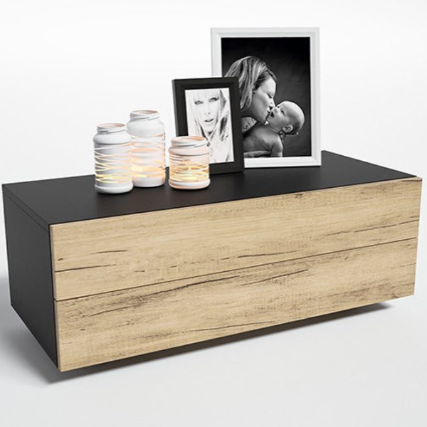 Тумбочки Indart AMBITION 01  30 x 90 x 40см / ЛДСП / Дуб photo 3 Тумбочки Indart AMBITION 01  30 x 90 x 40см / ЛДСП / Дуб photo 3