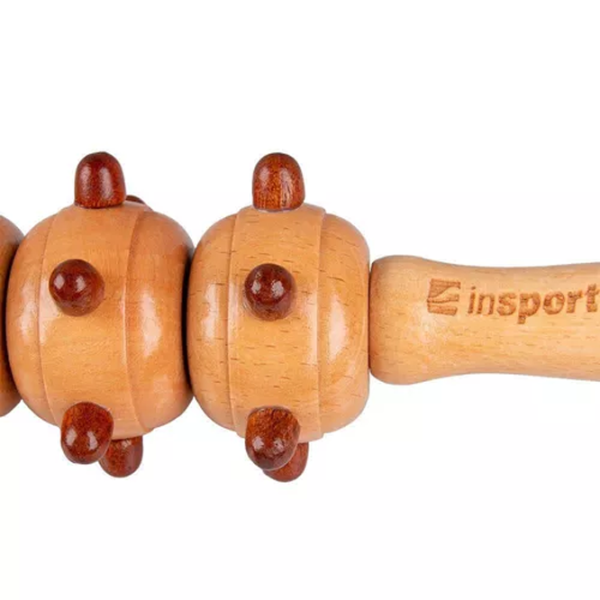 Bară de masaj Insportline IN25256  Lemn natural / Lemn photo 4