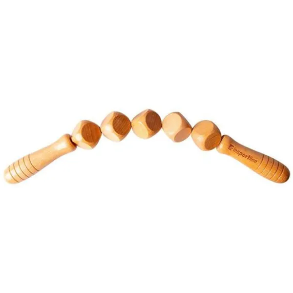 Bară de masaj Insportline IN25255  Lemn natural / Lemn photo 1