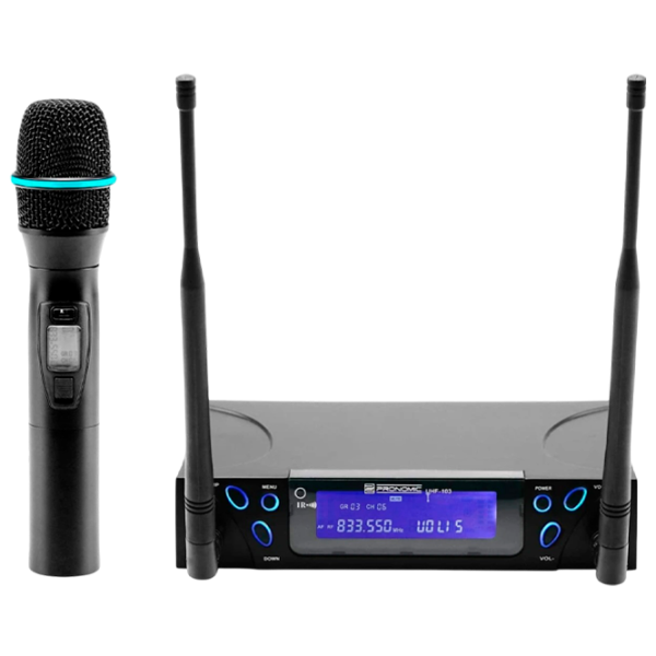Профессиональный микрофон Pronomic UHF-103 SET Черный photo 1