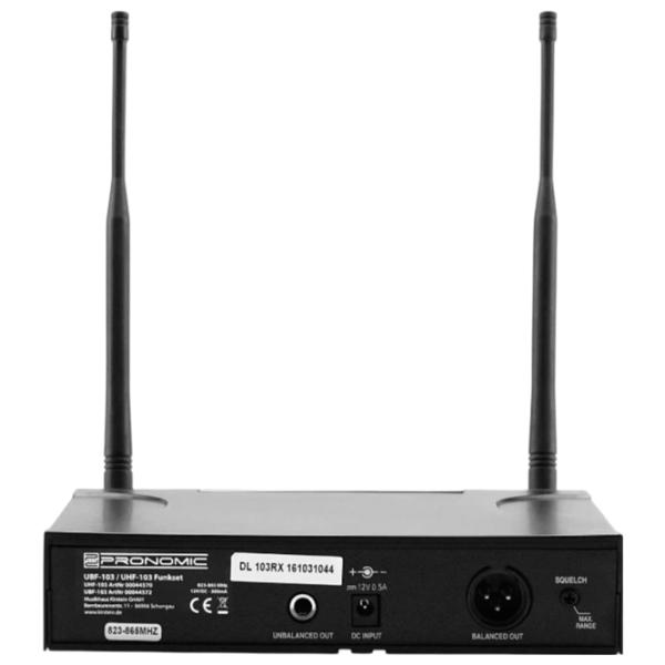 Профессиональный микрофон Pronomic UHF-103 SET Черный photo 4