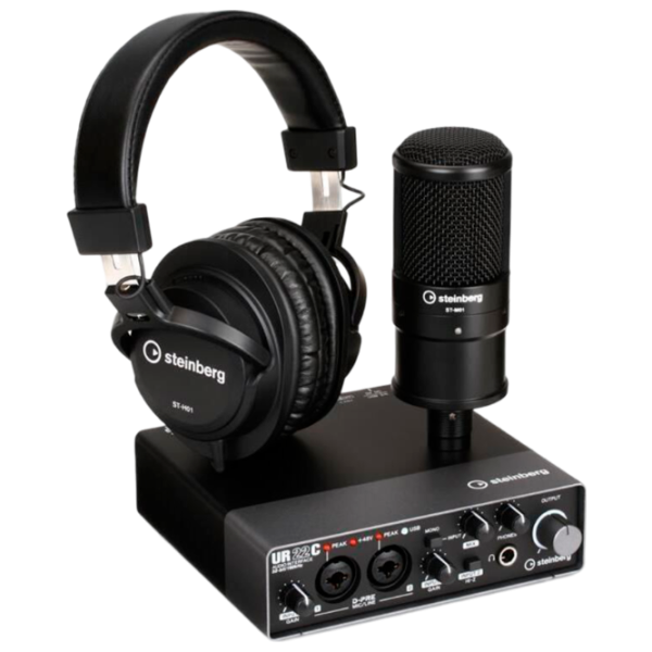 Microfon Professional Steinberg UR22C Recording Pack Black photo 1
