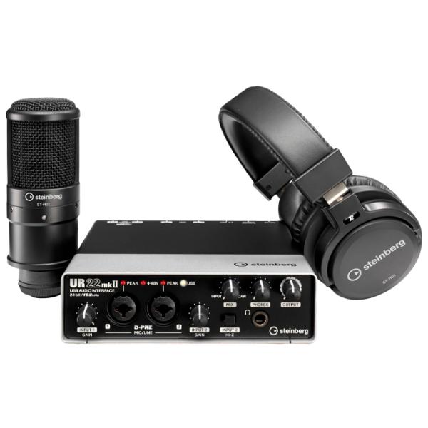 Microfon Professional Steinberg UR22C Recording Pack Black photo 2